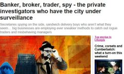 Private Investigators have city under surveillance Evening Standard