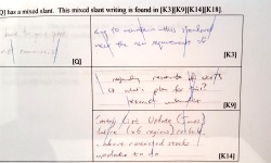 Identifying culprit through their handwriting
