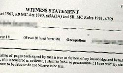 Witness statements