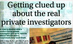 Surrey Advertiser private Investigator
