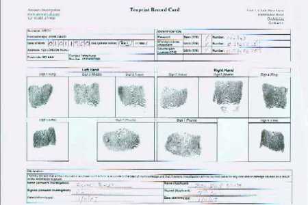 Private Investigator Fingerprinting