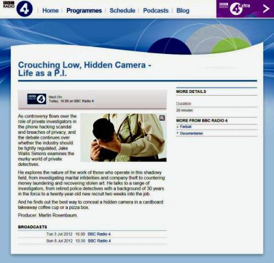 BBC Radio Private Investigator